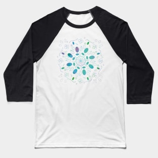 Easter Egg colourful Pattern Baseball T-Shirt